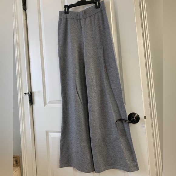 Express Super High Waisted Supersoft Sweater Wide Leg Pant - Picture 6 of 10